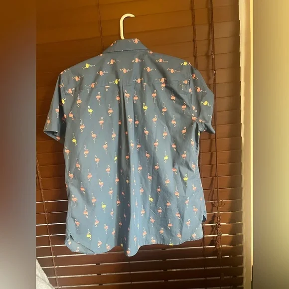 Lands End Flamingo Shirt - Picture 3 of 3
